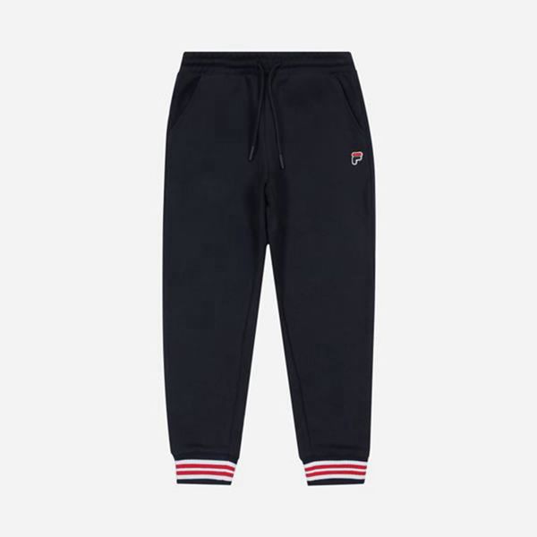 Calca Jogger Fila Rapaz Azul Marinho - Fila Paolo Warm Up Fleece Loja Online Portugal,KSXY-91608